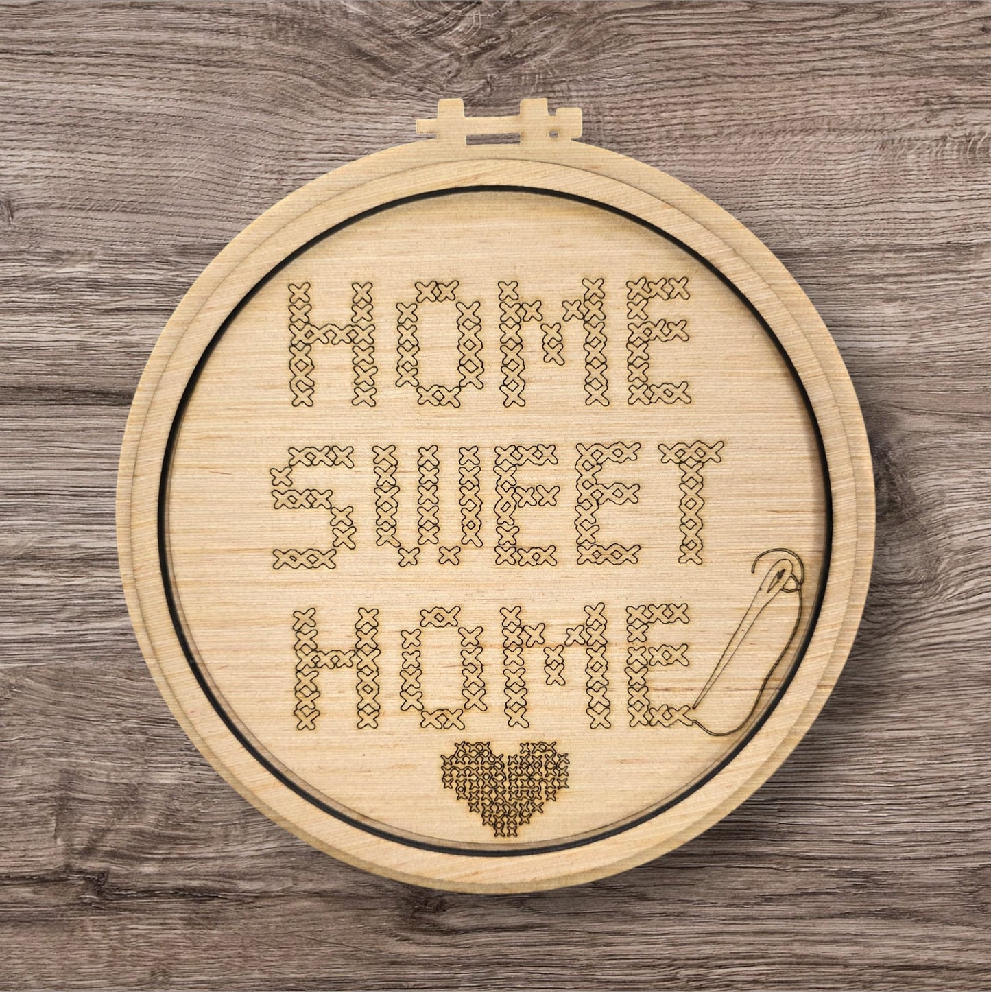3D Home Sweet Home Needlepoint (PU006-3D)