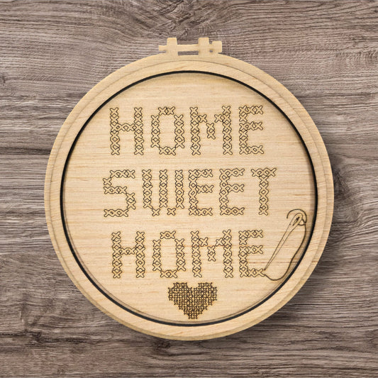 3D Home Sweet Home Needlepoint (PU006-3D)