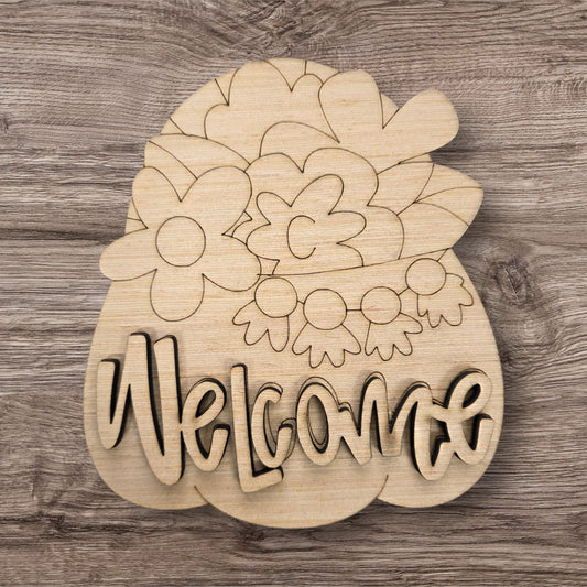 3D Fall Welcome Pumpkin (BA094-3D)