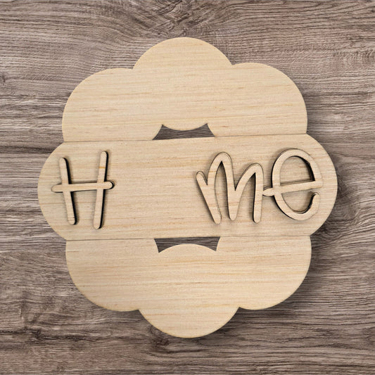 3D SCALLOP HOME INTERCHANGEABLE  (BA221-3D)