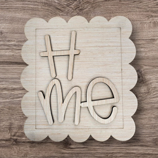 3D SCALLOP HOME INTERCHANGEABLE  (BA220-3D)