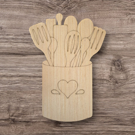 Kitchen Utensils Jar (PU025)