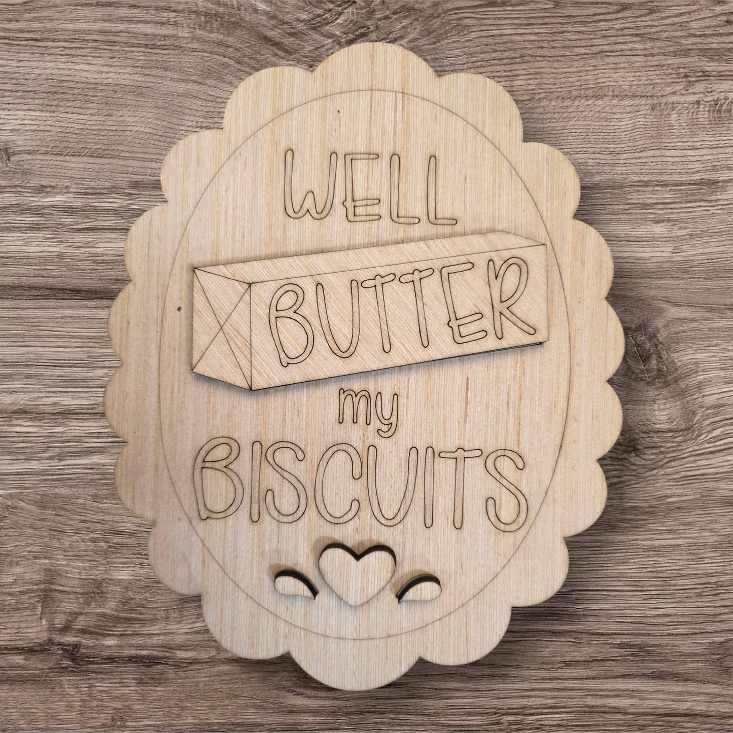 3D Well Butter My Biscuits (PU022-3D)