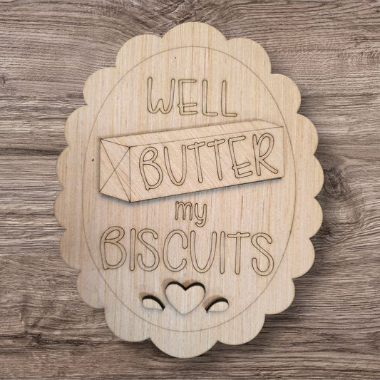 3D Well Butter My Biscuits (PU022-3D)