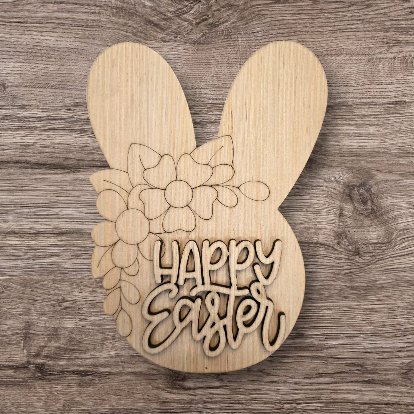 3D Happy Easter Bunny (AB205-3D)