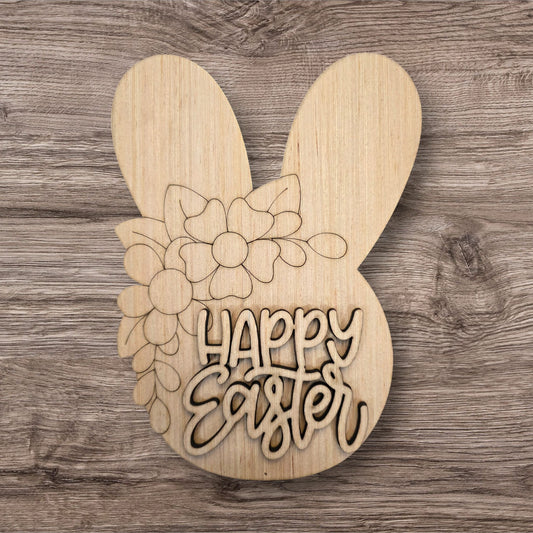 3D Happy Easter Bunny (AB205-3D)