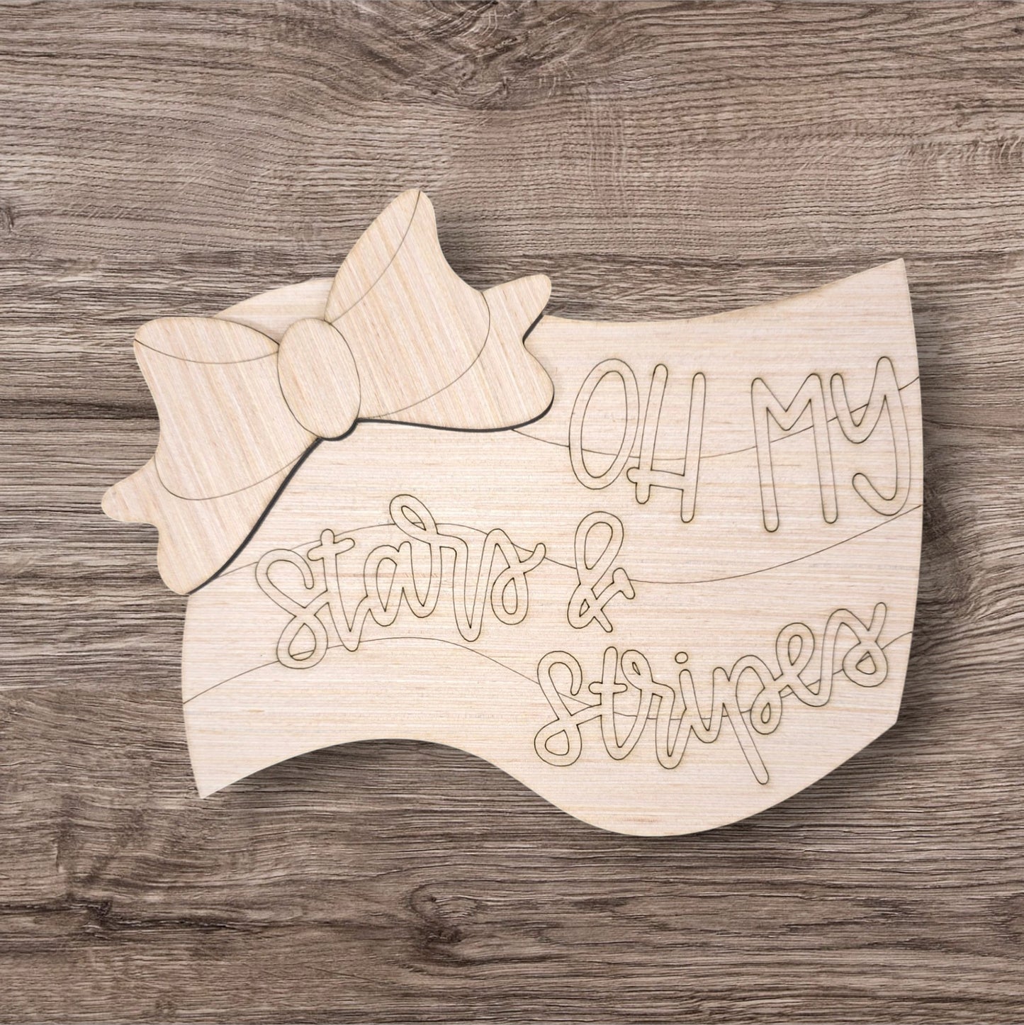 3D Oh My Stars & Stripes (KA077-3D)