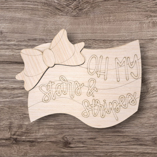 3D Oh My Stars & Stripes (KA077-3D)