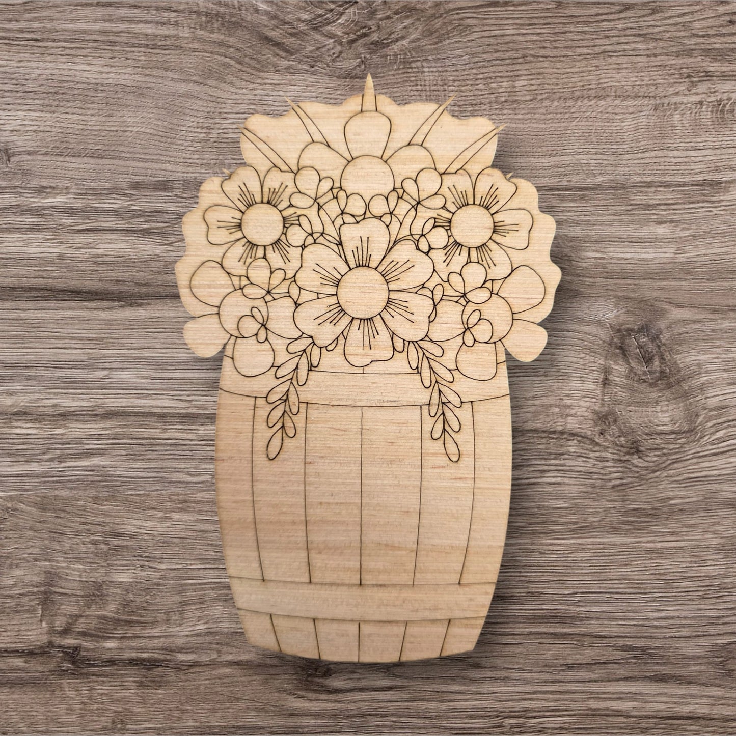 Whiskey Barrel Flowers (WP090)