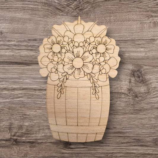 Whiskey Barrel Flowers (WP090)