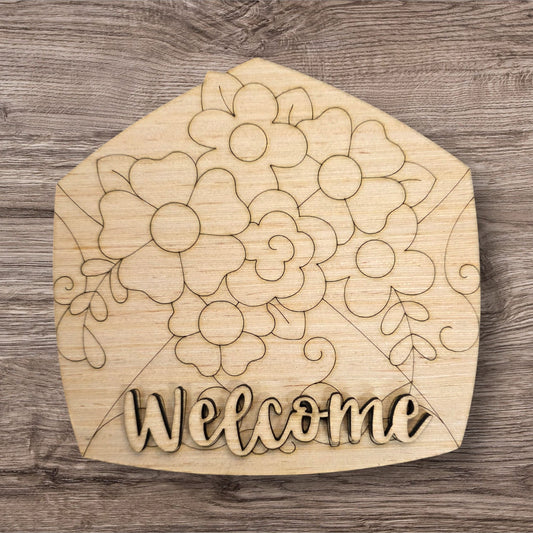 3D Floral Envelope (PC216-3D)