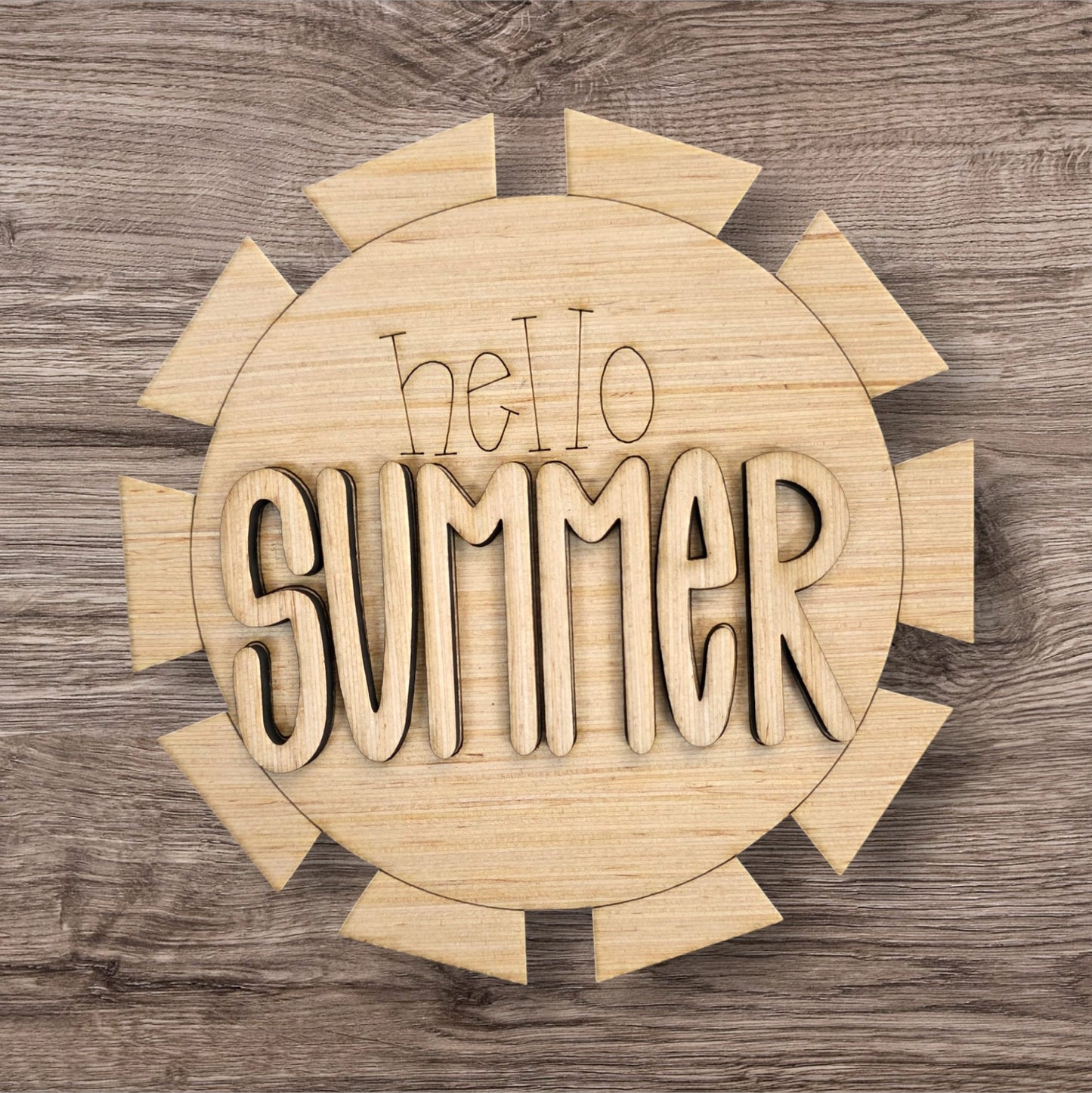 3D Hello Summer (WP092-3D)