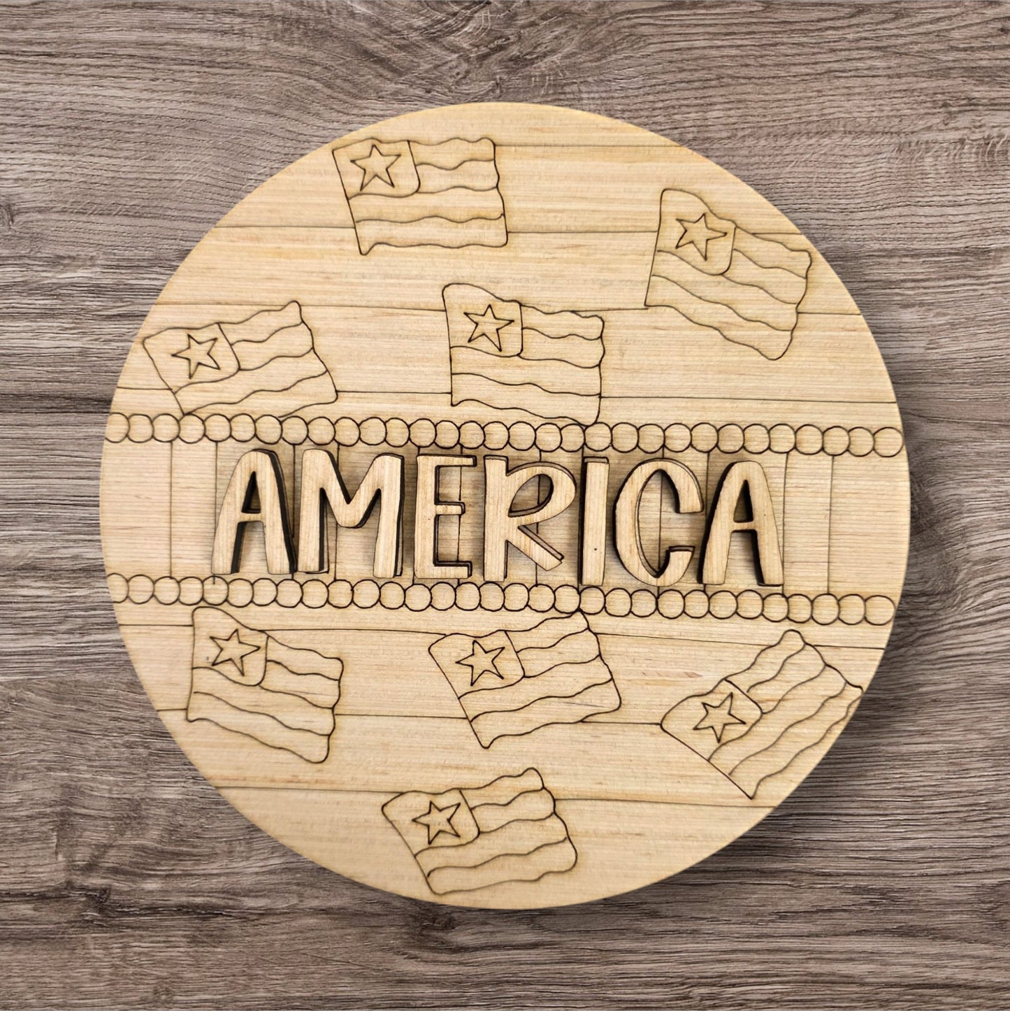 3D America Round (RA172-3D)