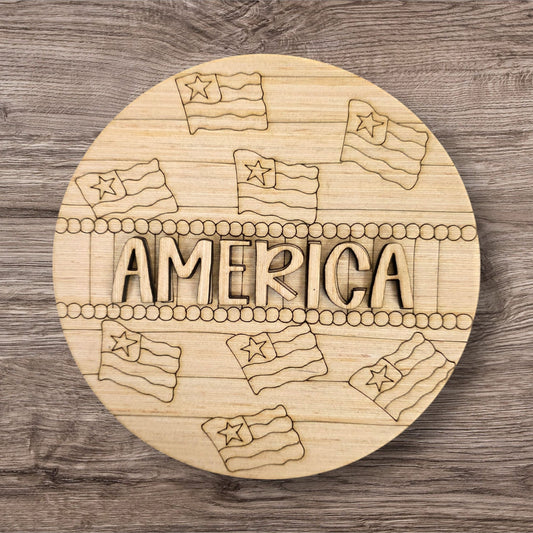 3D America Round (RA172-3D)