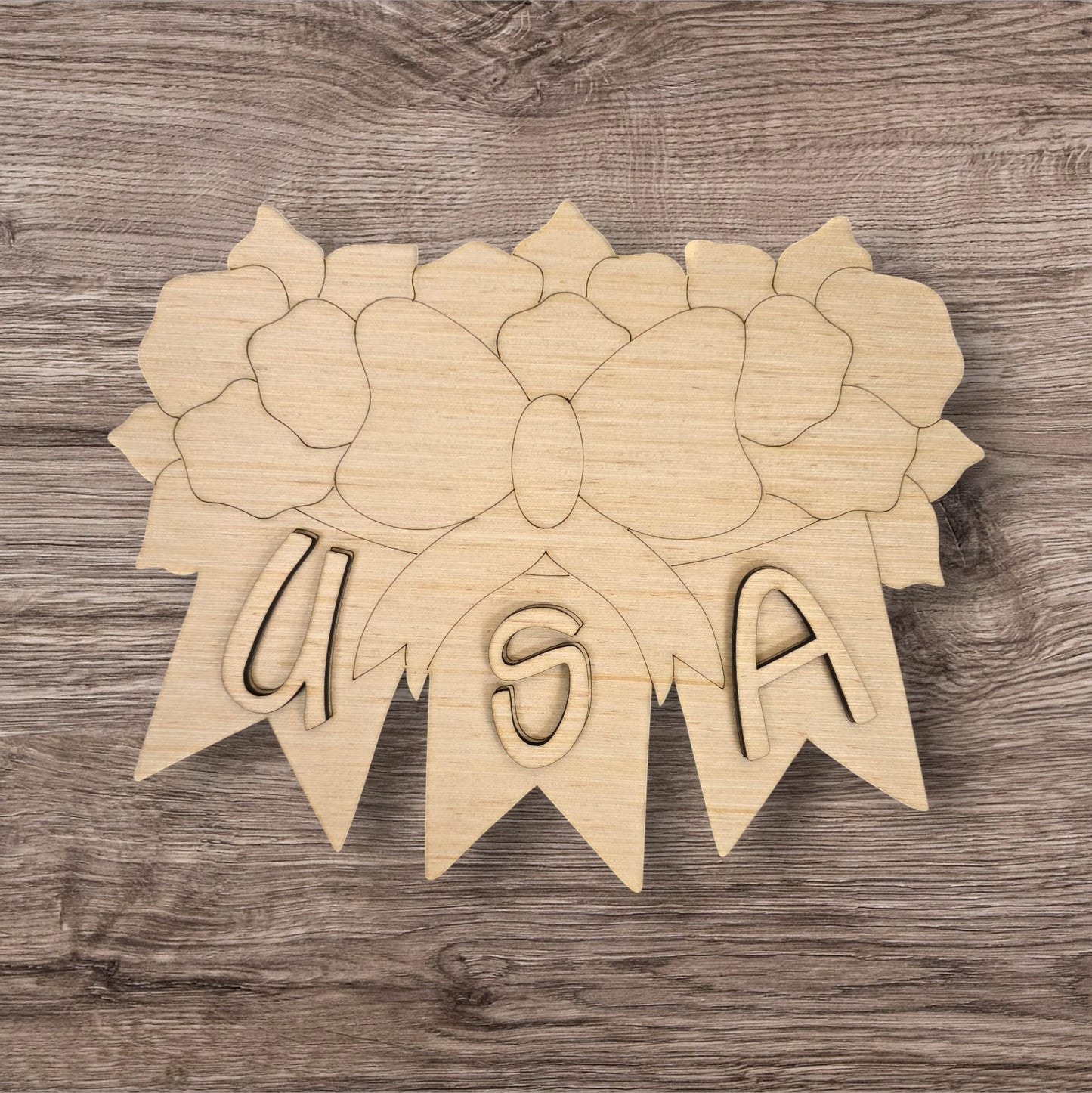 Floral USA Banner (RA178-3D)