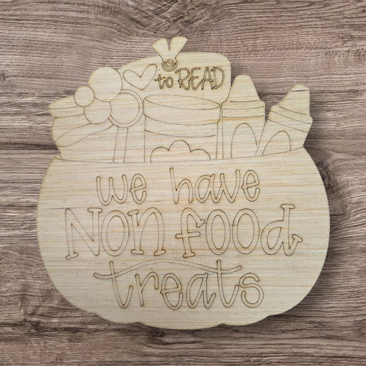 3D We Have Non Food Treats Cauldron (CK046-3D)