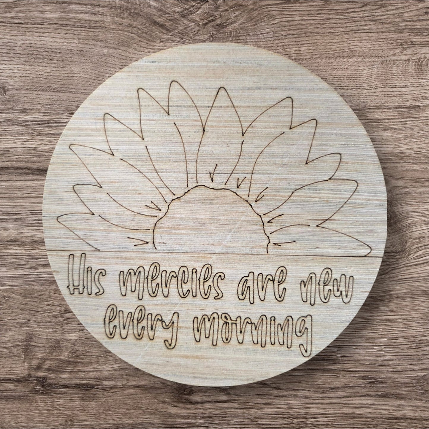 His Mercies Are New Sunflower (PU033)