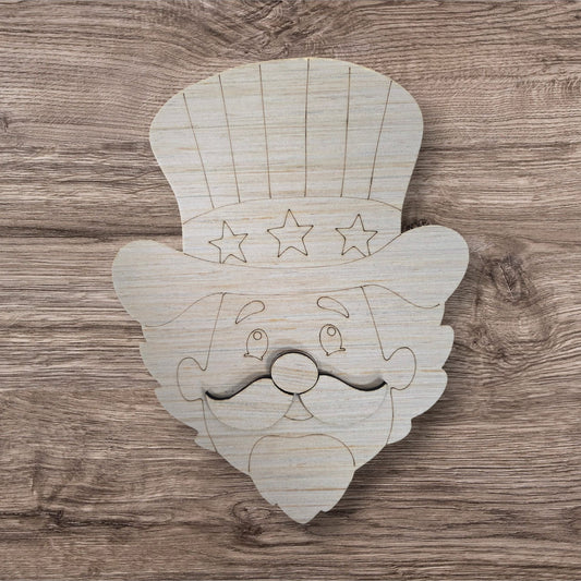 3D Uncle Sam (PU039-3D)