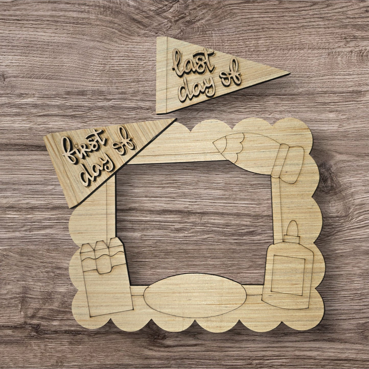 3D First/Last Day School Frame (RL204-3D)