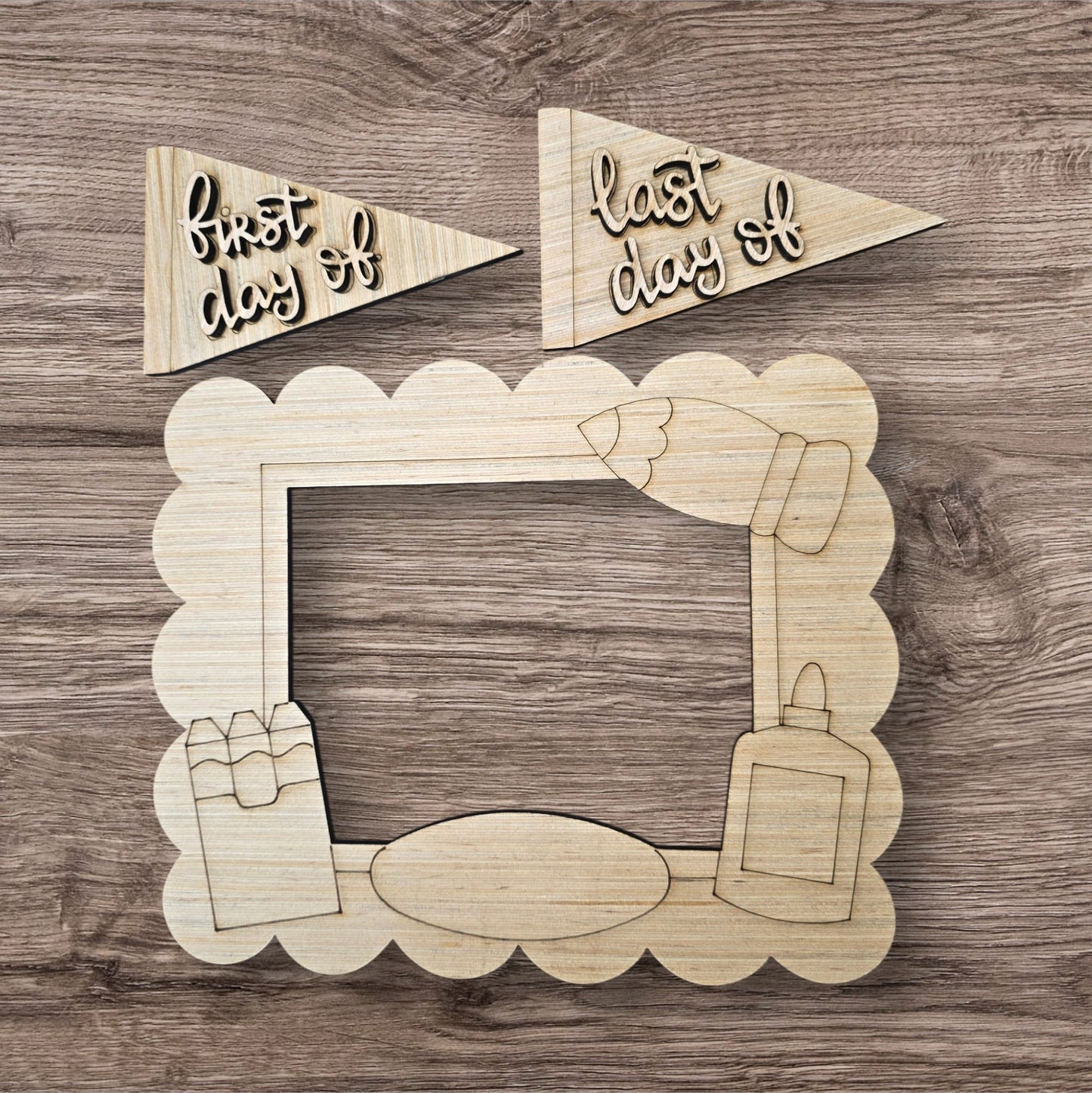 3D First/Last Day School Frame (RL204-3D)
