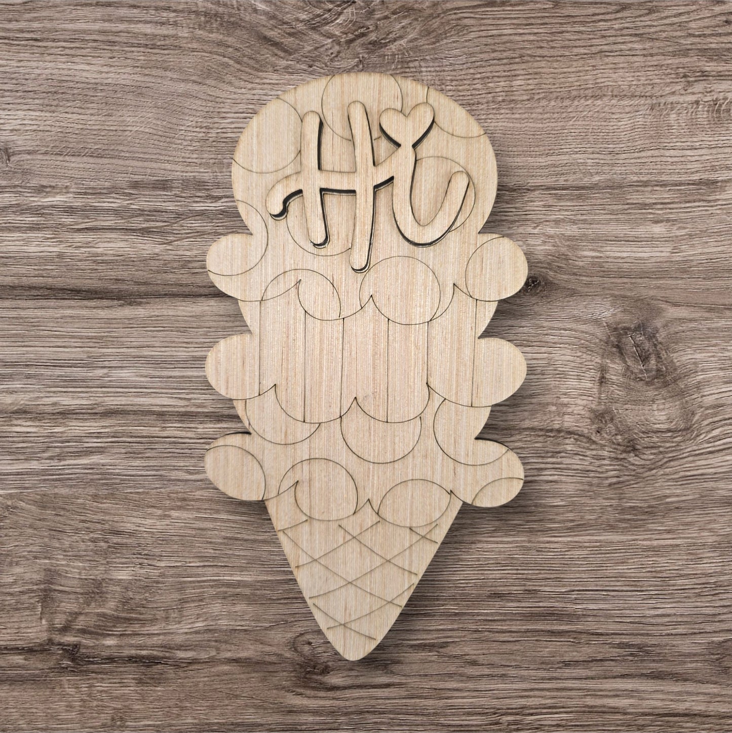3D Ice Cream Hi (AB216-3D)