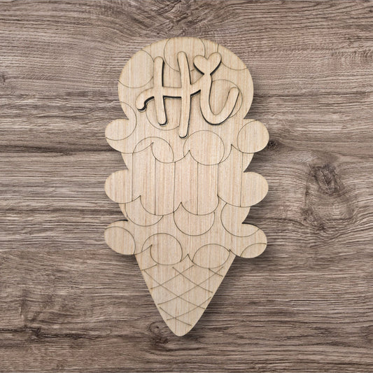 3D Ice Cream Hi (AB216-3D)