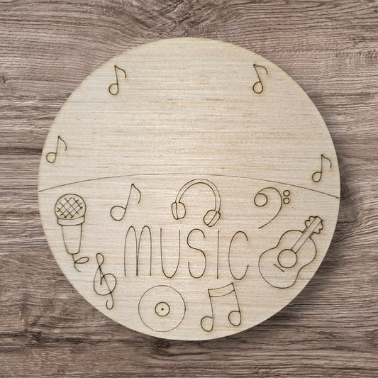 Music Teacher Round (CK056)