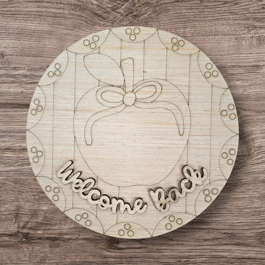3D Welcome Back Teacher Round (RA179-3D)