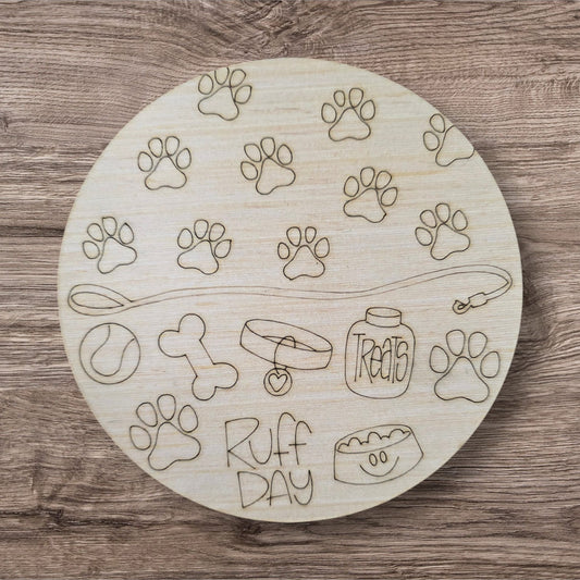 Dog Collage Round(No Words) (CK060)