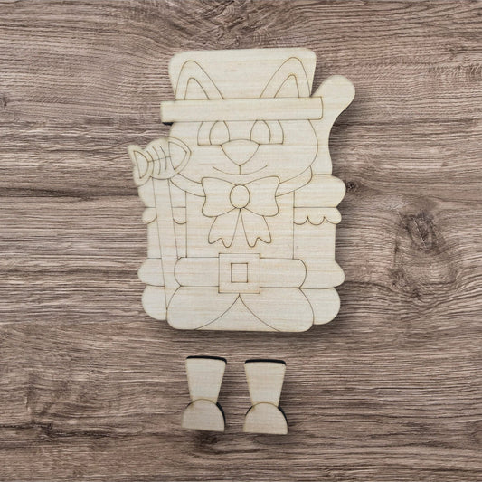 Halloween Cat Nutcracker (RL217)