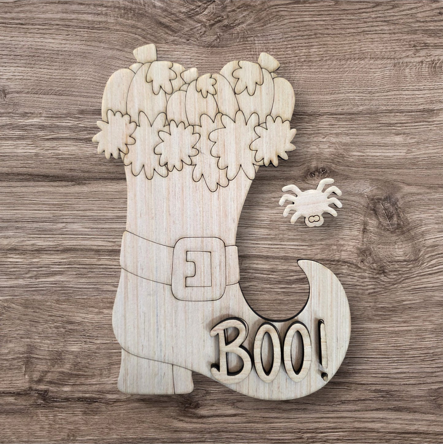 3D Witch Boot (KW194-3D)