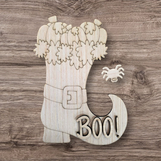 3D Witch Boot (KW194-3D)