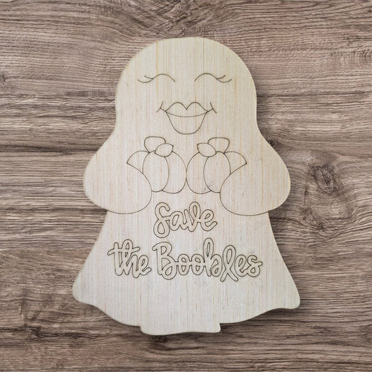 Save The Boobies Ghost (RL223)