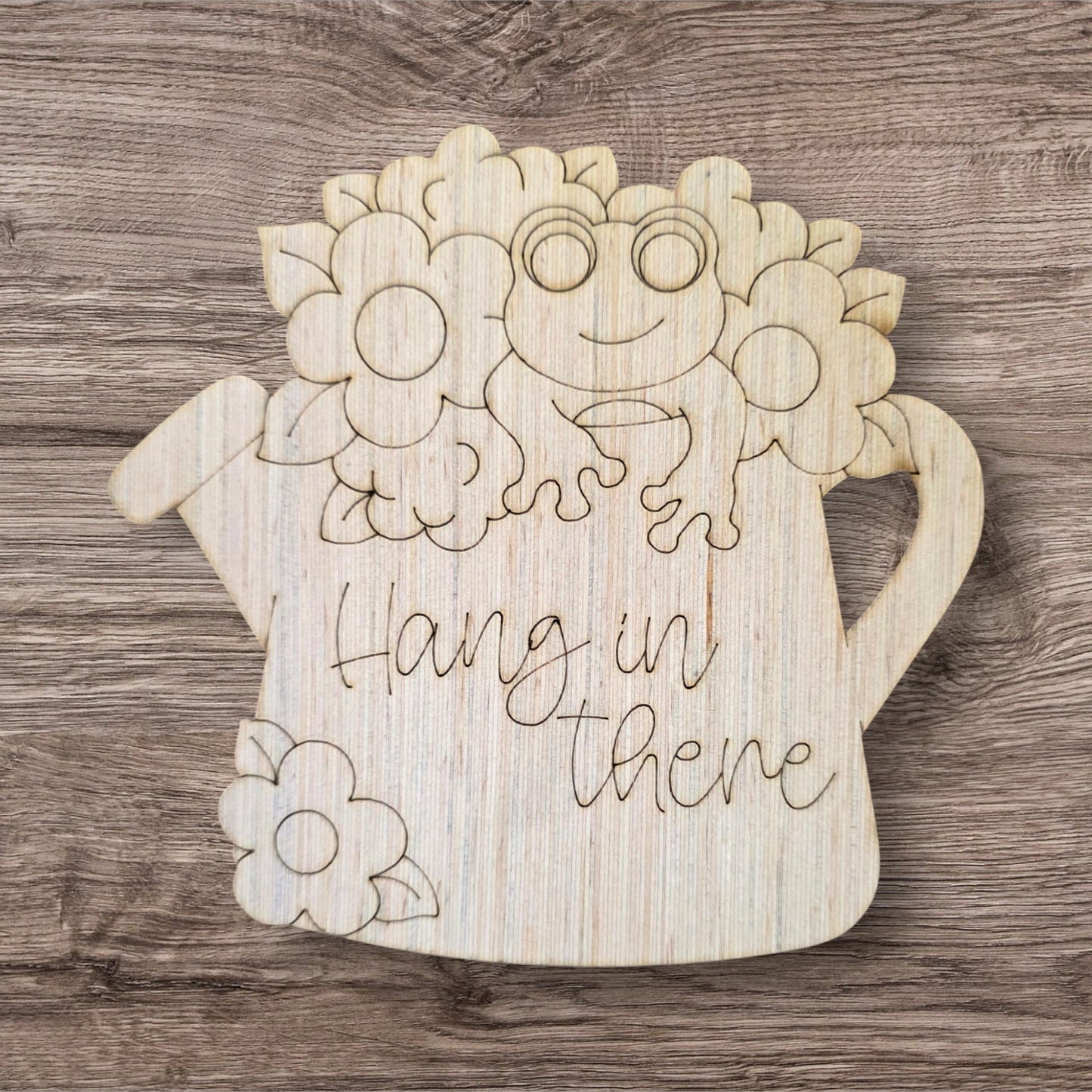 Hang In There Watering Can Frog (PC230)