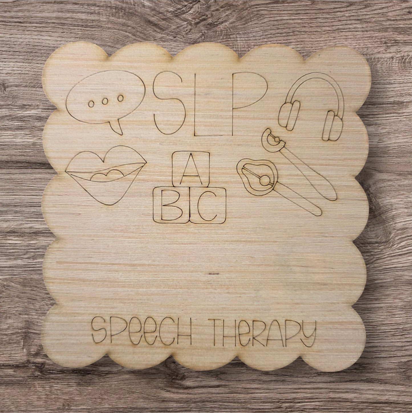 Speech Therapy Scallop (CK072)