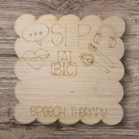 Speech Therapy Scallop (CK072)