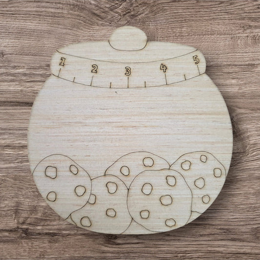 Smart Cookies Jar With NO Text (PC235)