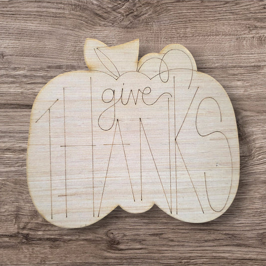 Give Thanks Pumpkin (WP106)