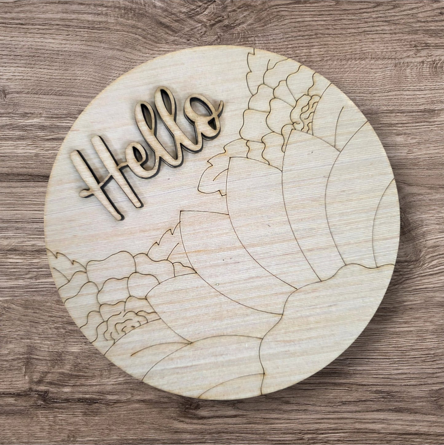 3D Fall Hello Round (PC237-3D)