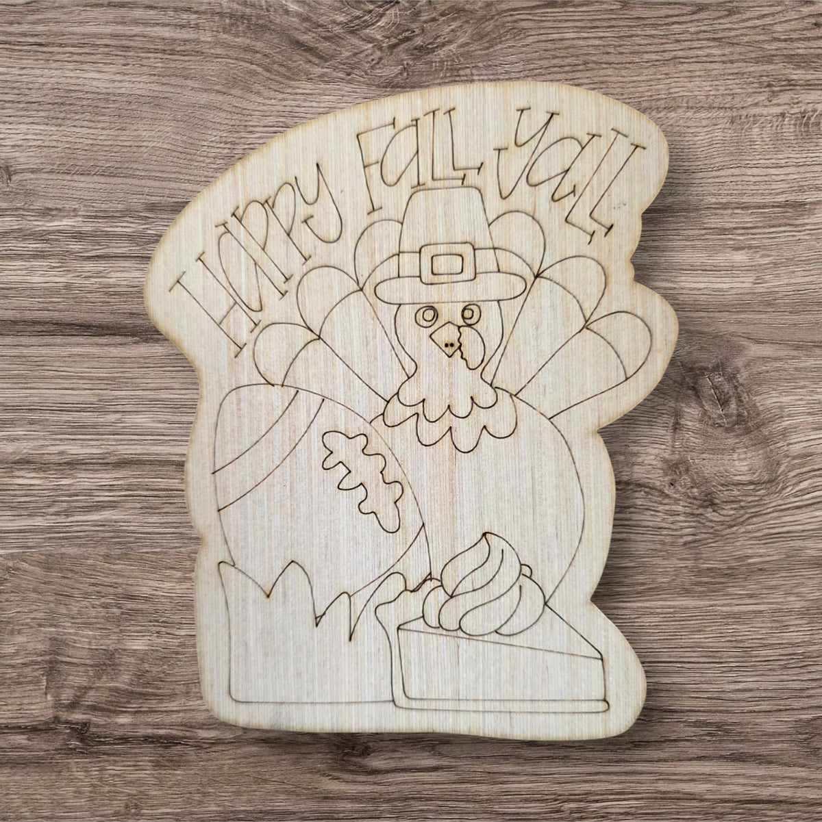 Happy Fall Yall Turkey (RA187)