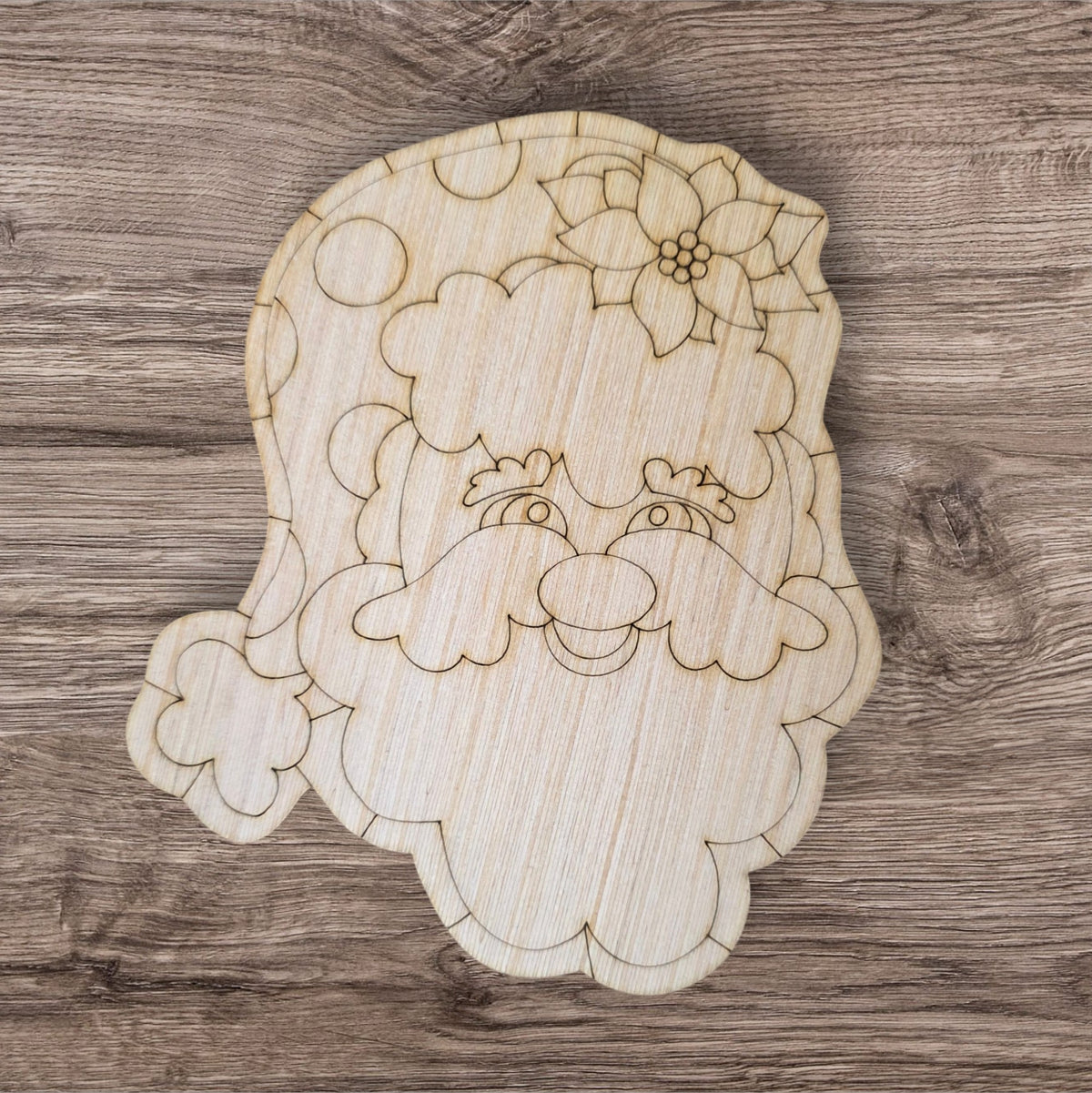 Holly Jolly Santa Ornament (PP109-O)