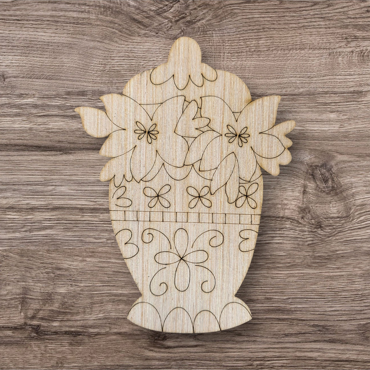 Poinsettia Ginger Jar Ornament (HC281-O)