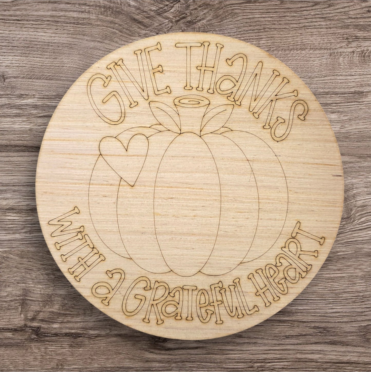 Give Thanks with a Grateful Heart Round (LL107)