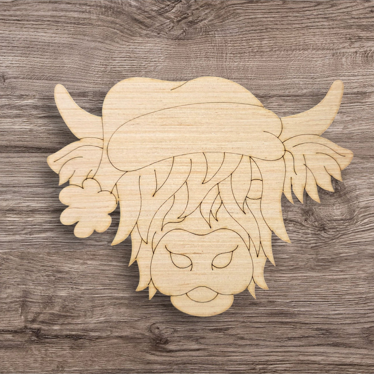Christmas Highland Cow Ornament (LL088-O)