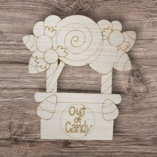 Out Of Candy Halloween Stand (LL041)
