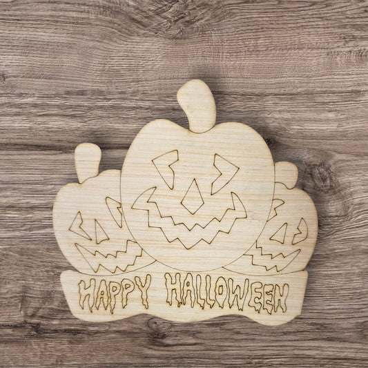 Happy Hallowen Pumpkin Trio (LL019)