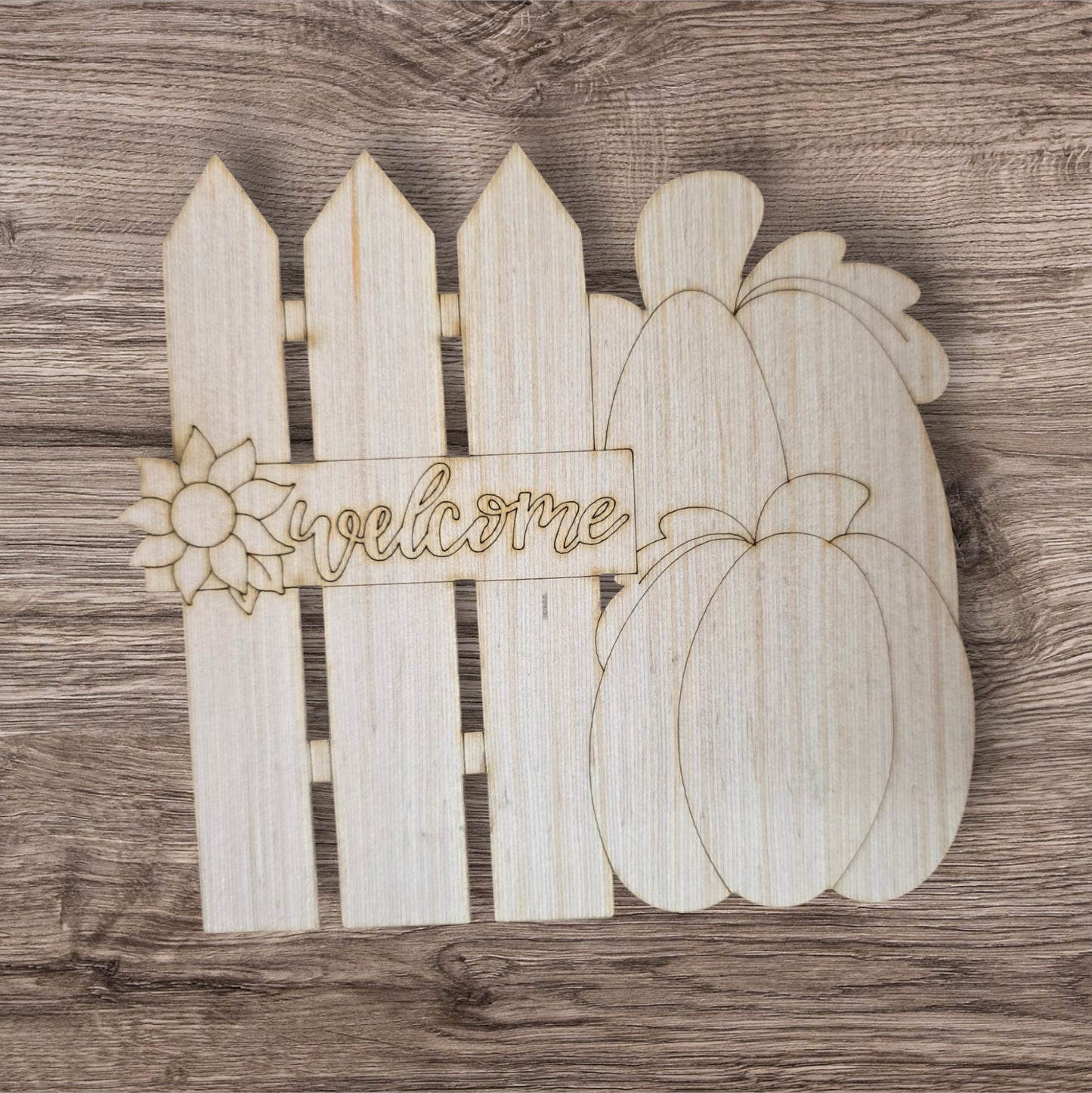 Welcome Fall Fence (LL043)
