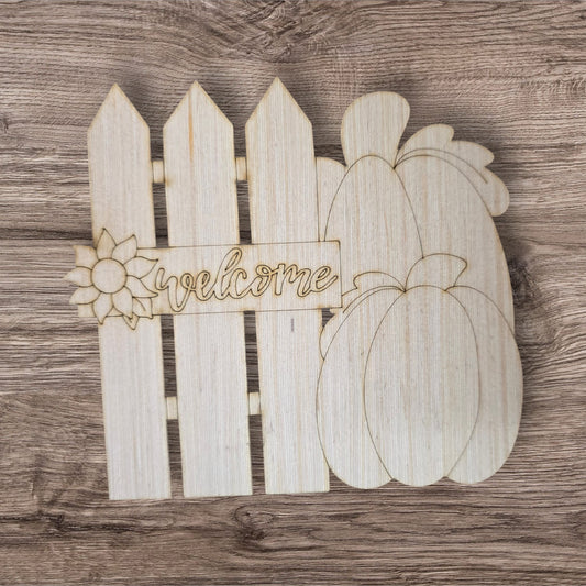 Welcome Fall Fence (LL043)
