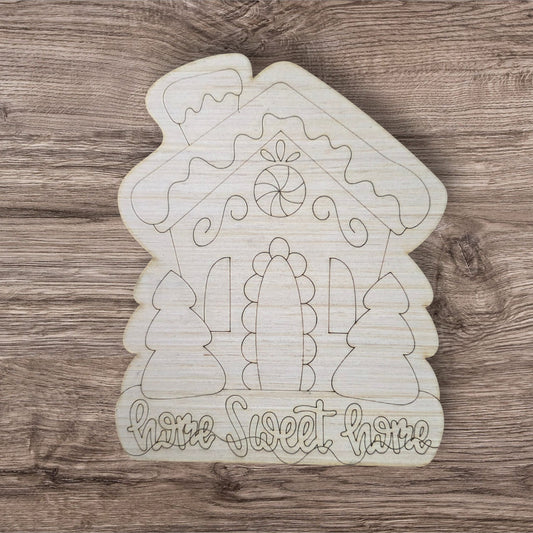 Home Sweet Home Gingerbread House (RL229)