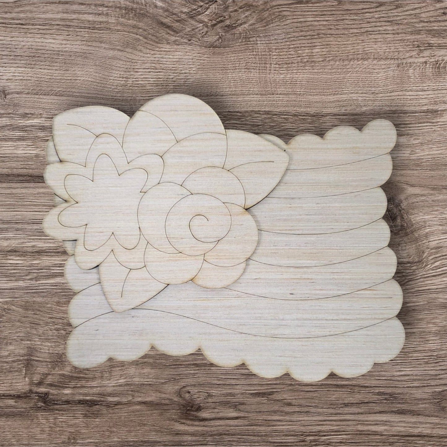 3D Scallop Flag (AB222-3D)